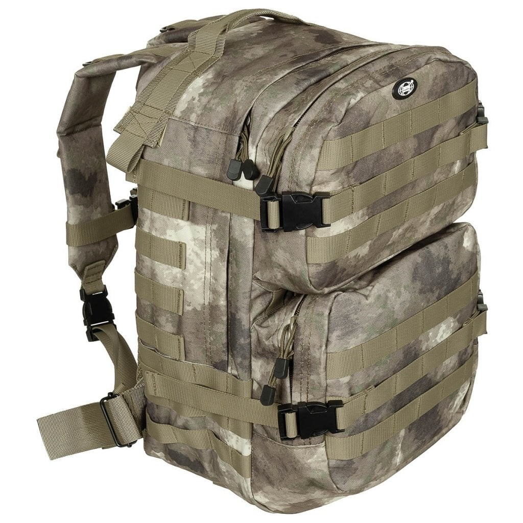 Camo US Assault II ryggsäck (HDT-camo)