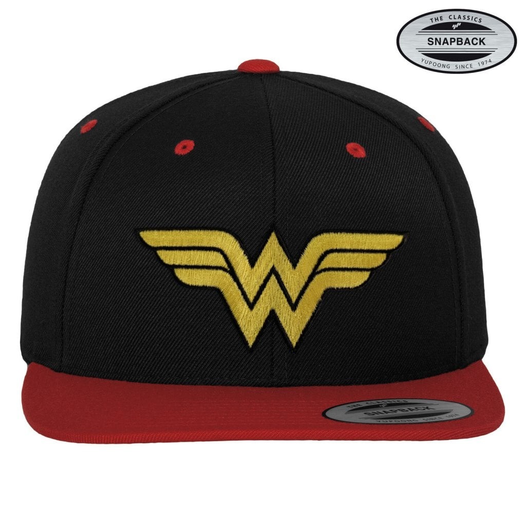 Wonder Woman Premium Snapback Cap (BlackRed)