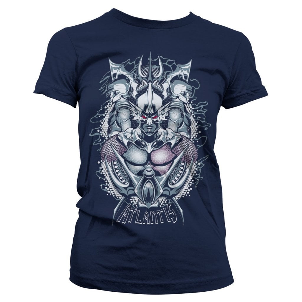 Aquaman - Atlantis Girly Tee (Navy L)