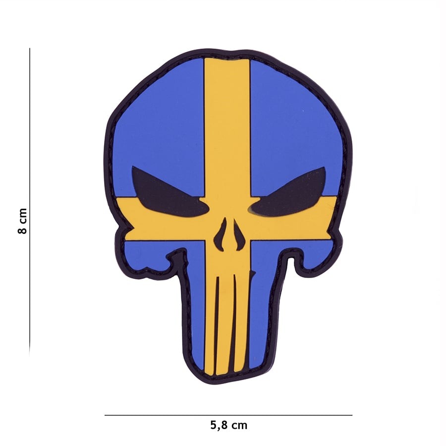 Swedish punisher PVC patch