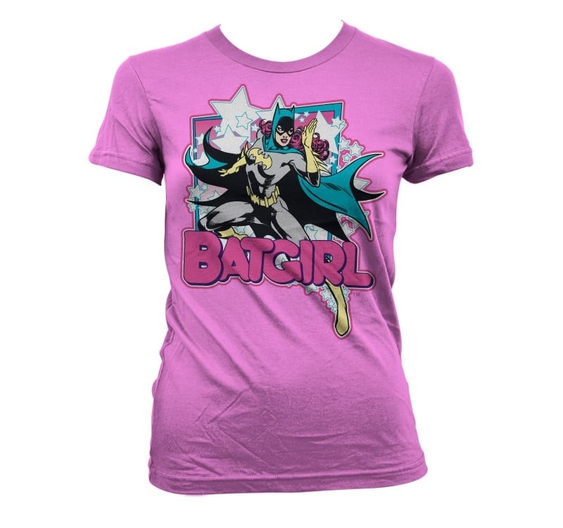 Batgirl Girly T-Shirt (L Pink)