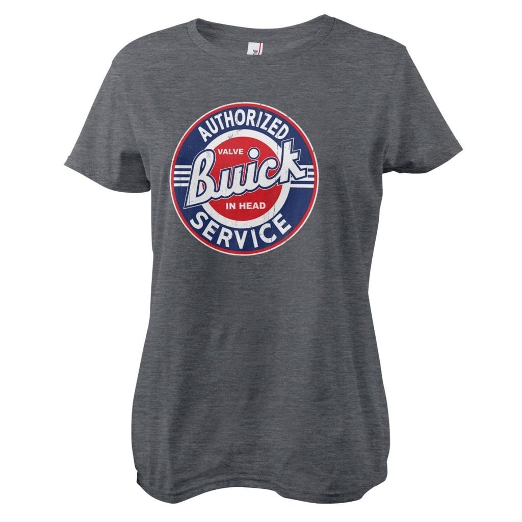 Buick Service Logo Girly Tee (DarkHeather L)