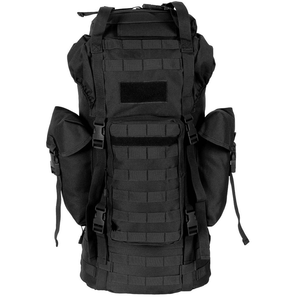 Vandringsryggsäck BW combat med MOLLE (Black)