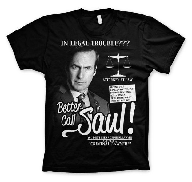 Better Call Saul T-Shirt (Black M)