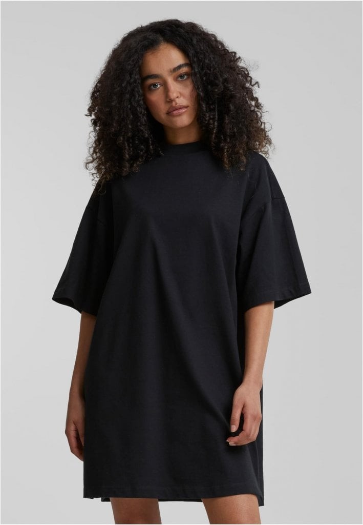 Ladies Organic Heavy Oversized Tee Dress (black M)