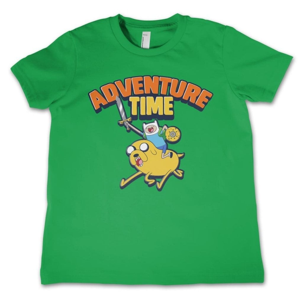 Adventure Time Kids T-Shirt (3-4 år Green)