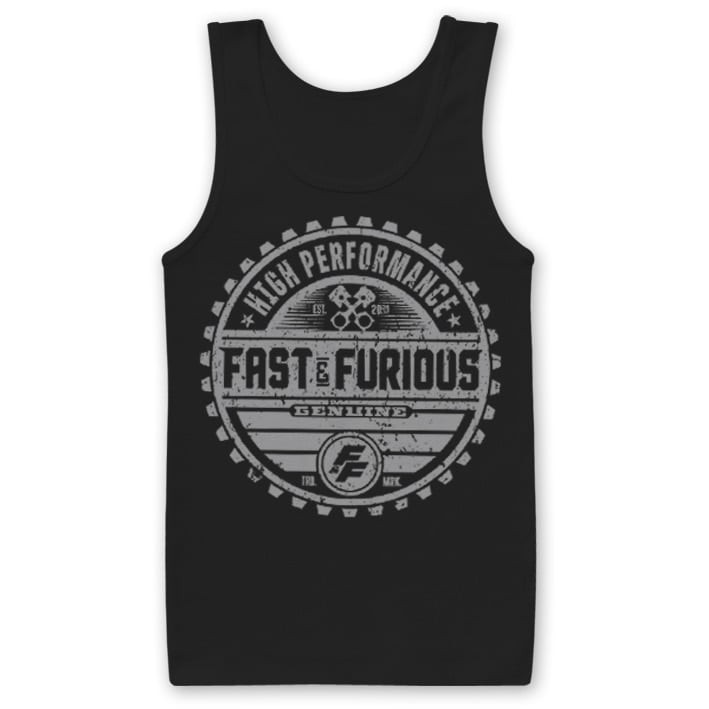 Fast & The Furious Genuine Brand Tank Top (Black L)