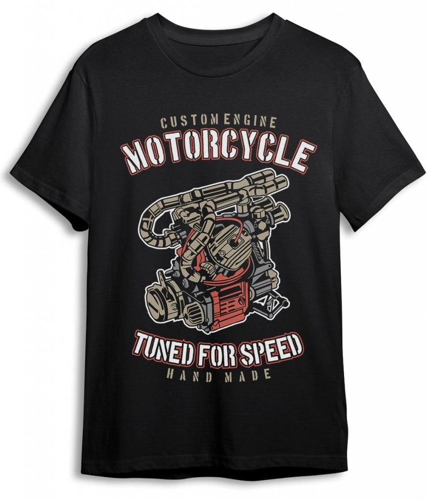 Tuned for speed T-shirt (Dam L)