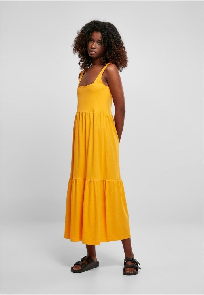 Ladies 7/8 Length Valance Summer Dress (4XL magicmango)
