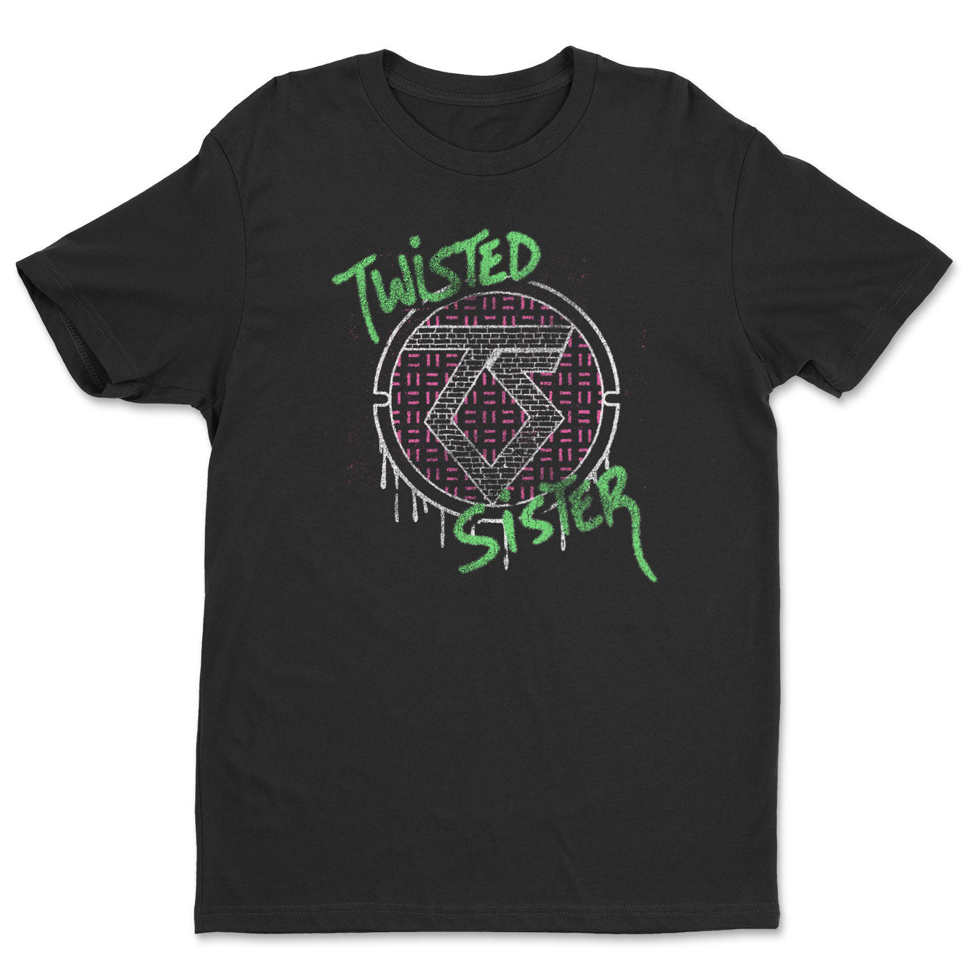 Twisted Sister Bone Splash T-shirt i svart (3XL svart)