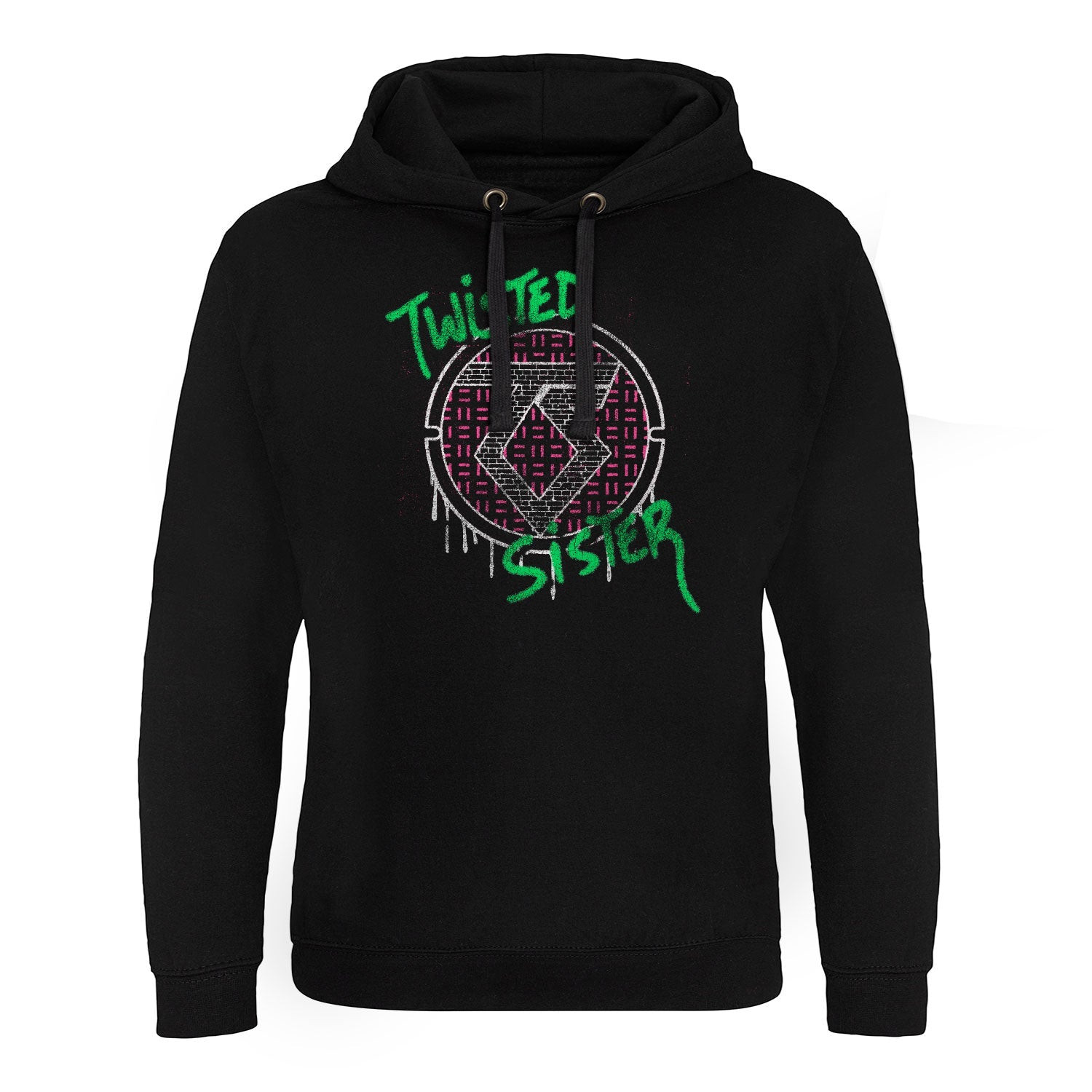 Twisted Sister Bone Splash Epic Huvtröja i svart (L svart)