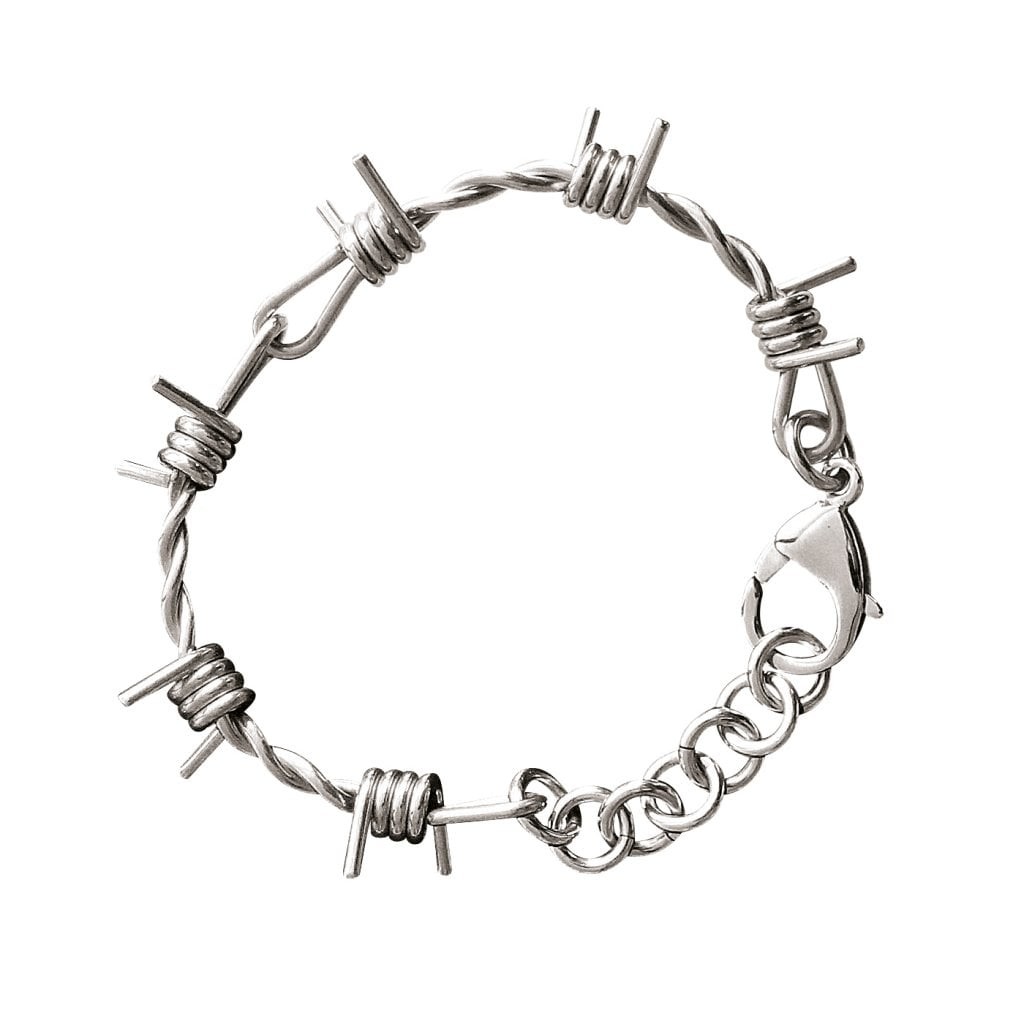 Barbed Wire armband i rostfritt stål