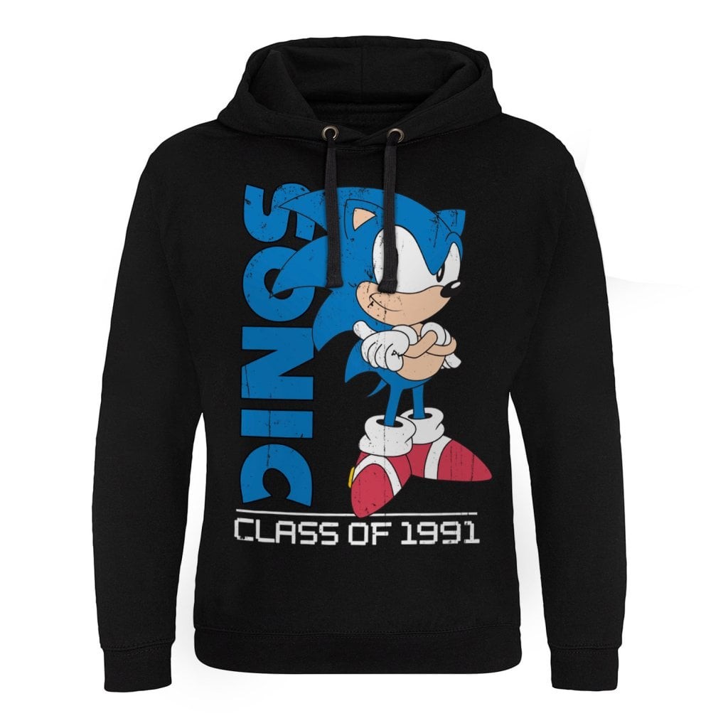Sonic The Hedgehog - Class Of 1991 Epic Hoodie Herr (Black L)