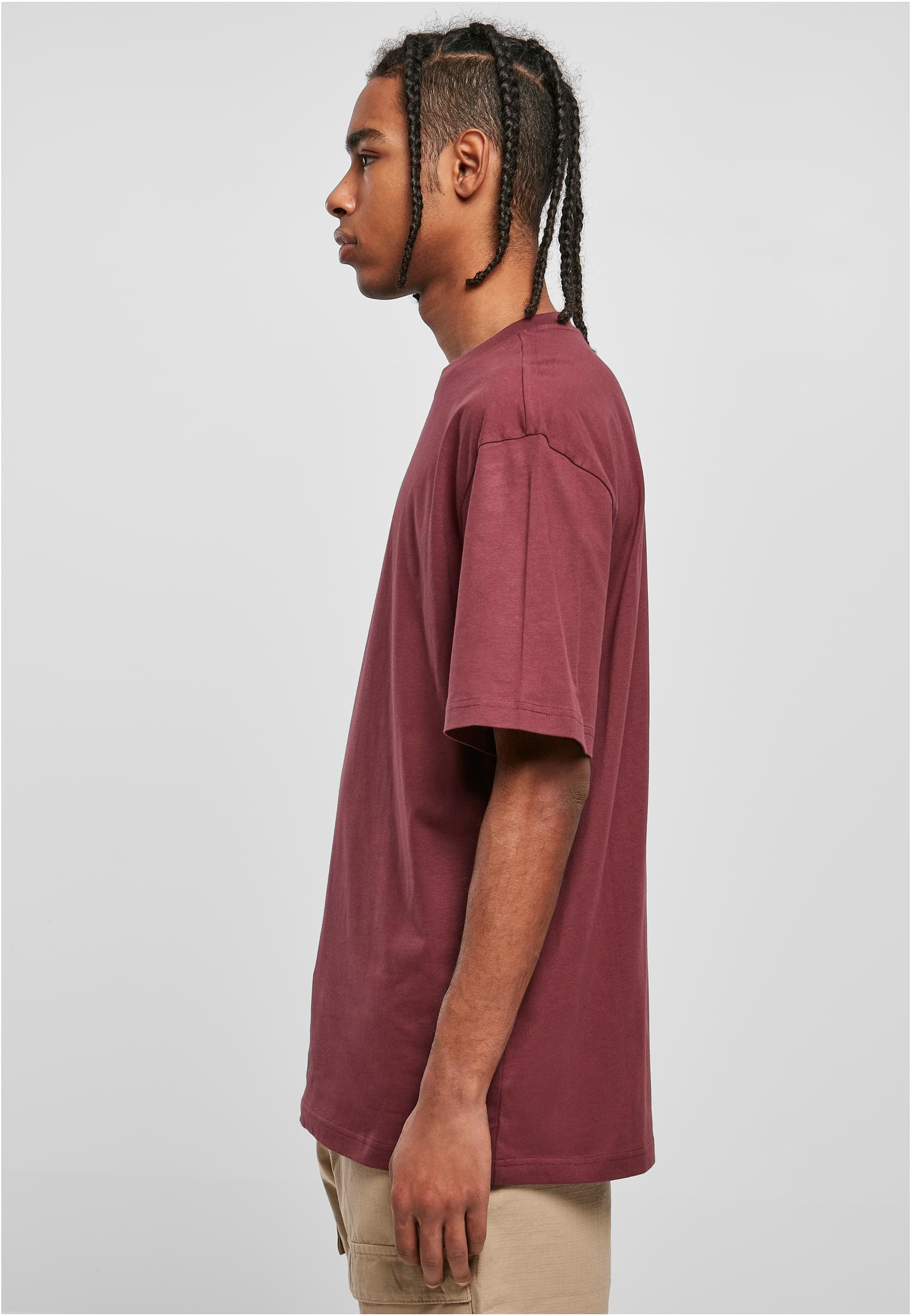 Tall Tee Cherry - Extra Lång T-shirt i Bomull (3XL cherry)