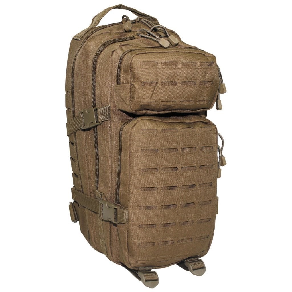 US ryggsäck "Assault I" laserskuren (Coyote tan)