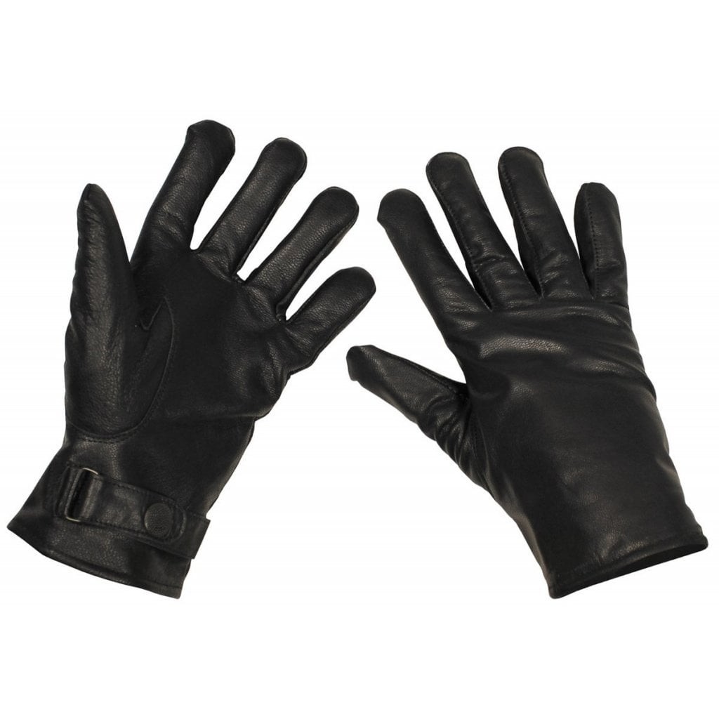 BW skinnhandskar (black L)