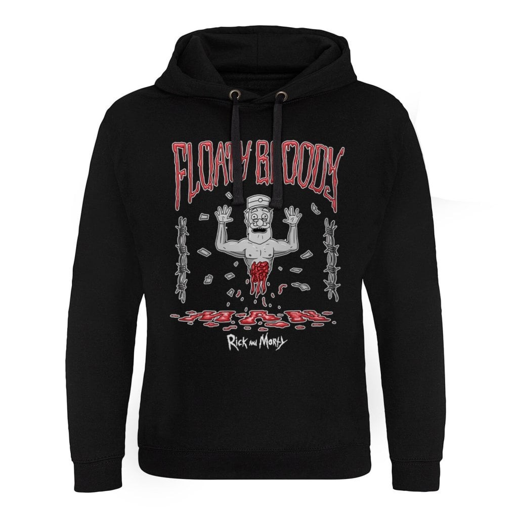 Floaty Bloody Man Epic Hoodie Herr (Black L)