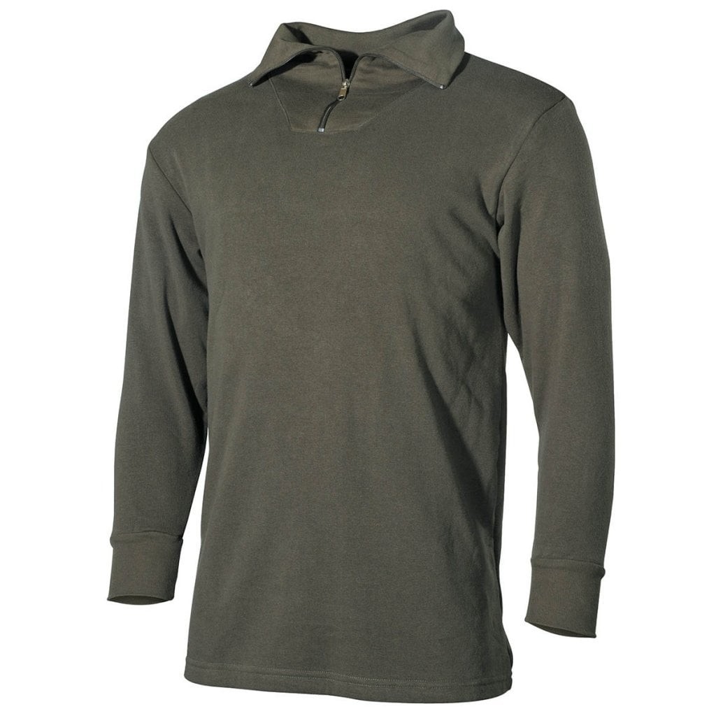 Långärmad undertröja med krage (OD green 5) (OD green 10)