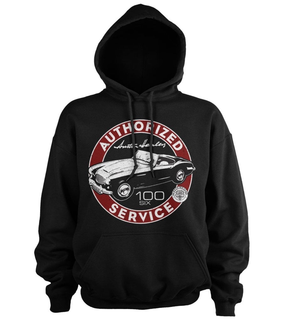 Austin Healey - Authorized Service Hoodie (Black L)