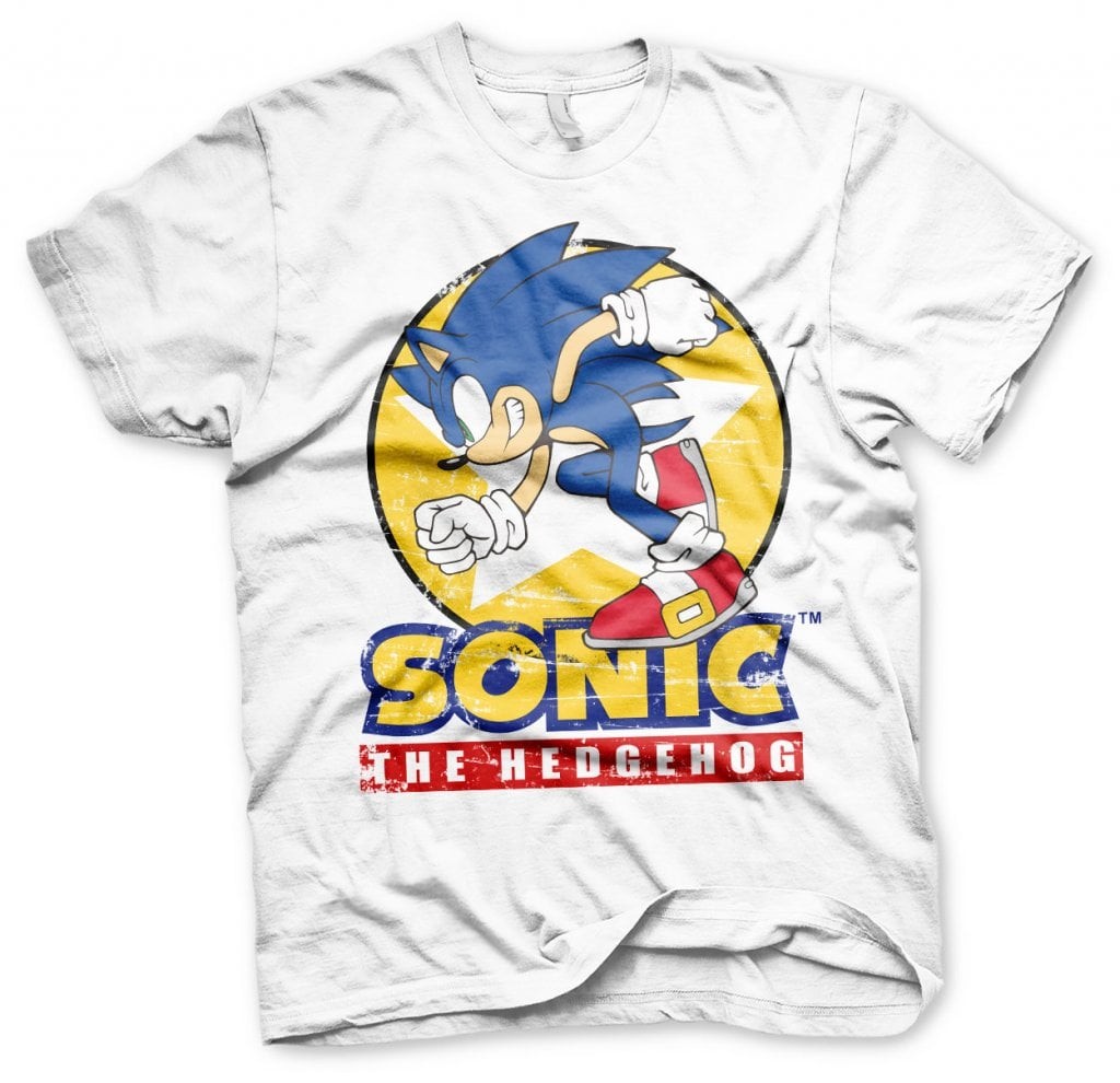 Fast Sonic - Sonic The Hedgehog T-Shirt (White L)