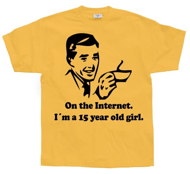 15 Year Old Girl On The Internet. (Orange M)