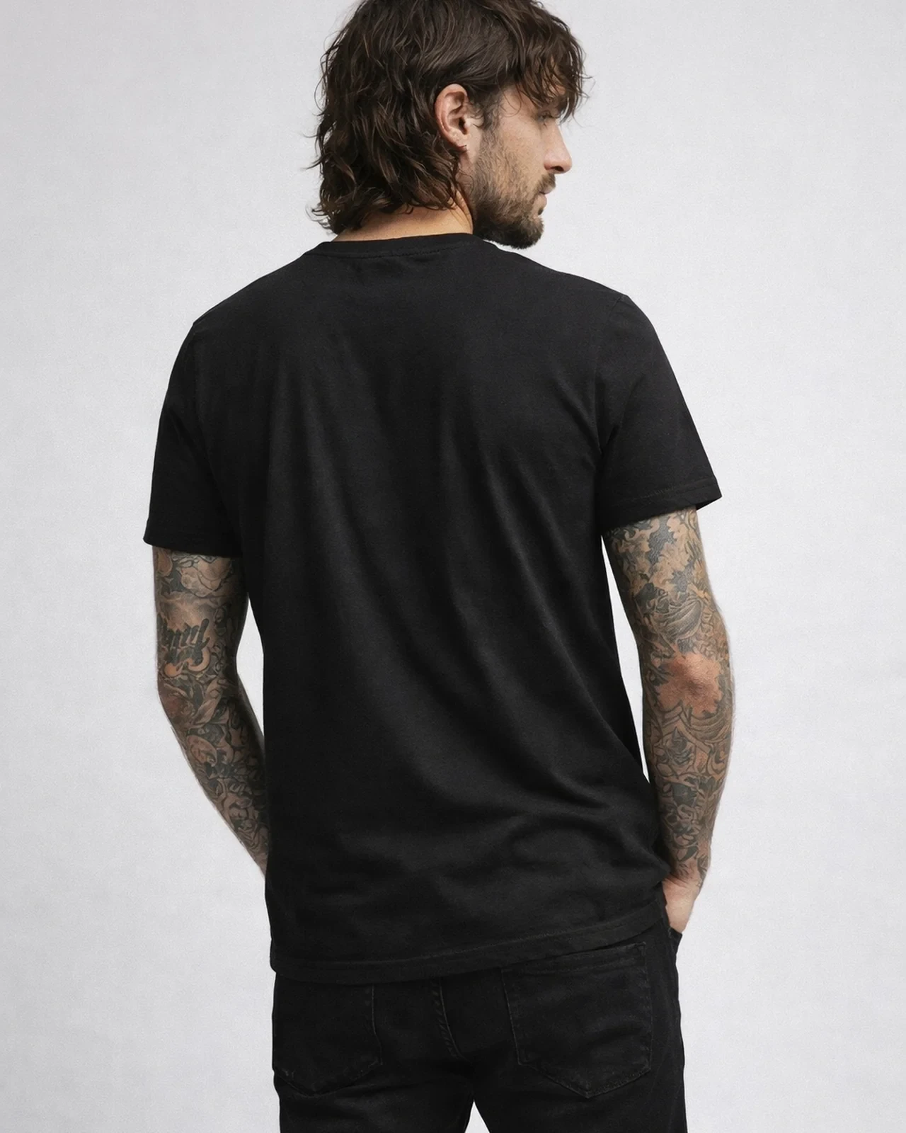 AC/DC - Back In Black Tour 1980 T-Shirt (Black L)