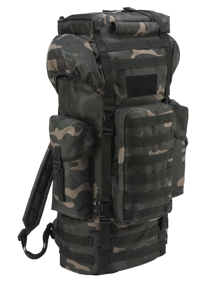 Vandringsryggsäck camo med MOLLE (darkcamo)
