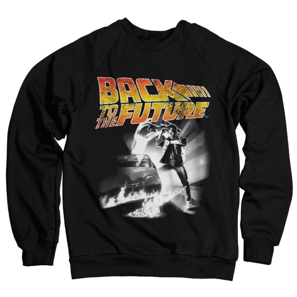 Back To The Future Poster Sweatshirt (Black L)