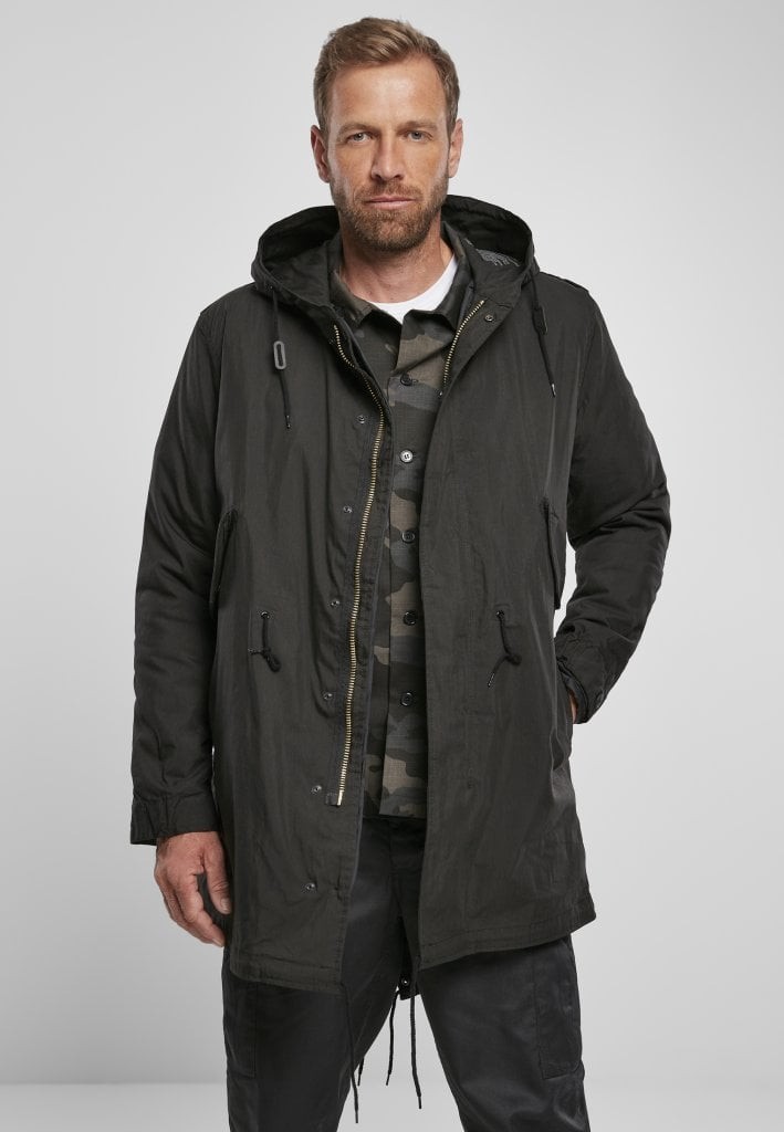 M51 US parka with a long military-inspired cut
