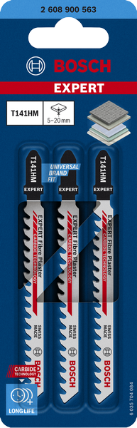 Bosch EXPERT Fiber Plaster Sticksågsblad T141HM 3st
