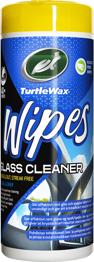Turtle Wax Glass Wipes 40st Glasrengöring