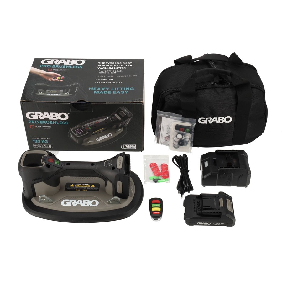 GRABO Vakuumlyft Pro Brushless 18V (1x2,6Ah)
