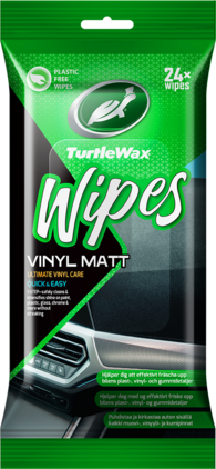Turtle Wax Vinyl Matt Wipes 24st Flatpack Vinylrengöring