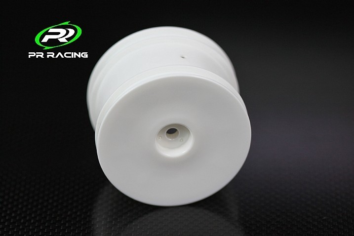 Däck O Fälg PR S1 V3 – Rear Wheel 2wd+4wd 12mm (White) IFMAR PR Racing