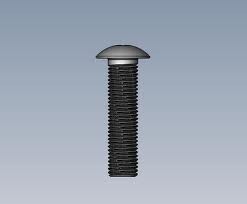 Skruvar. brickor. muttrar. Intec – Button Screw 4x16 (10 st). MBH416