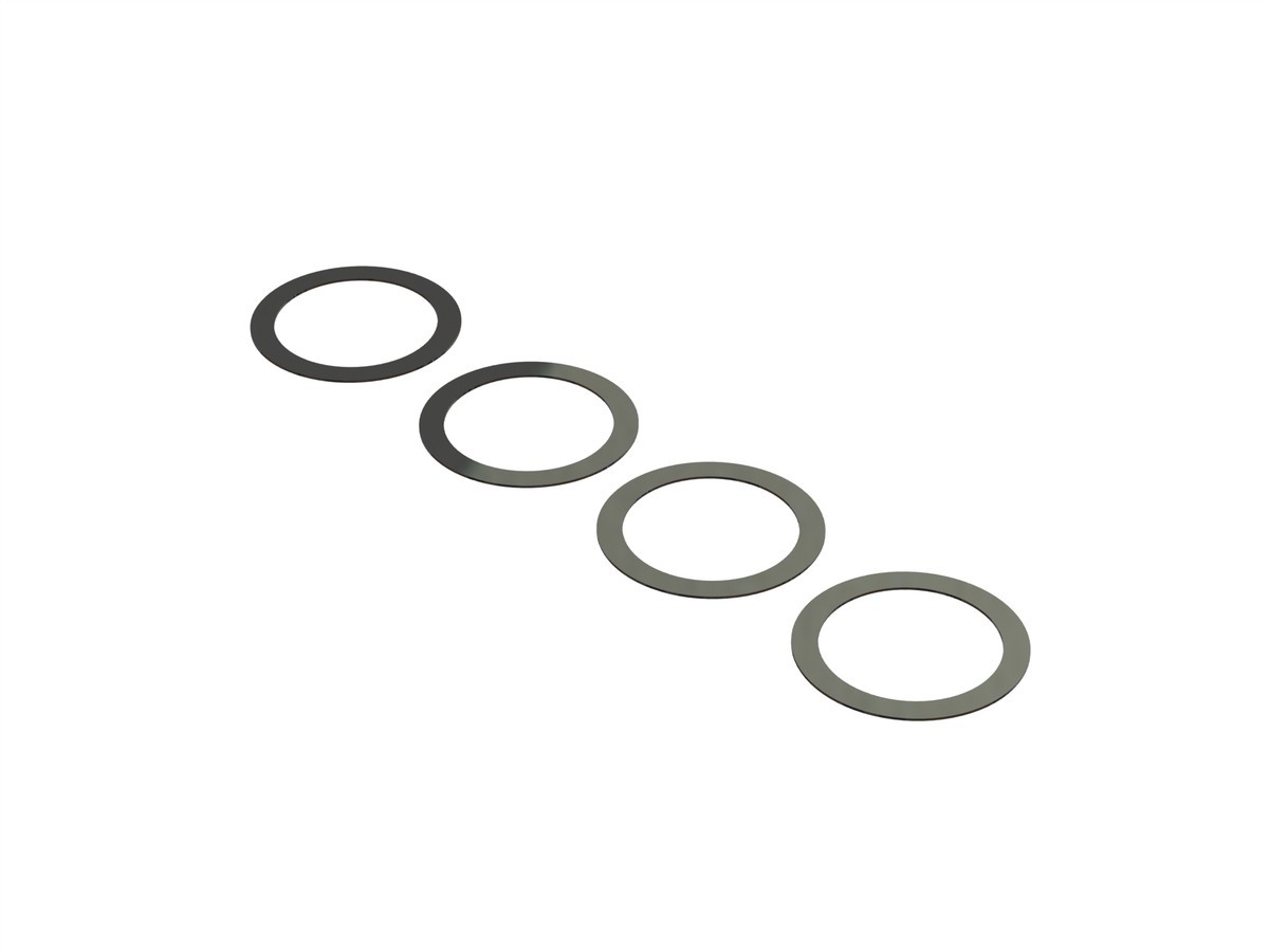Skruv.brickor.O-ring Big Rock 3S – Brickor Stål 12x15.5x0.2mm (4 st.) ARRMA Kraton 4S/Outcast 4S