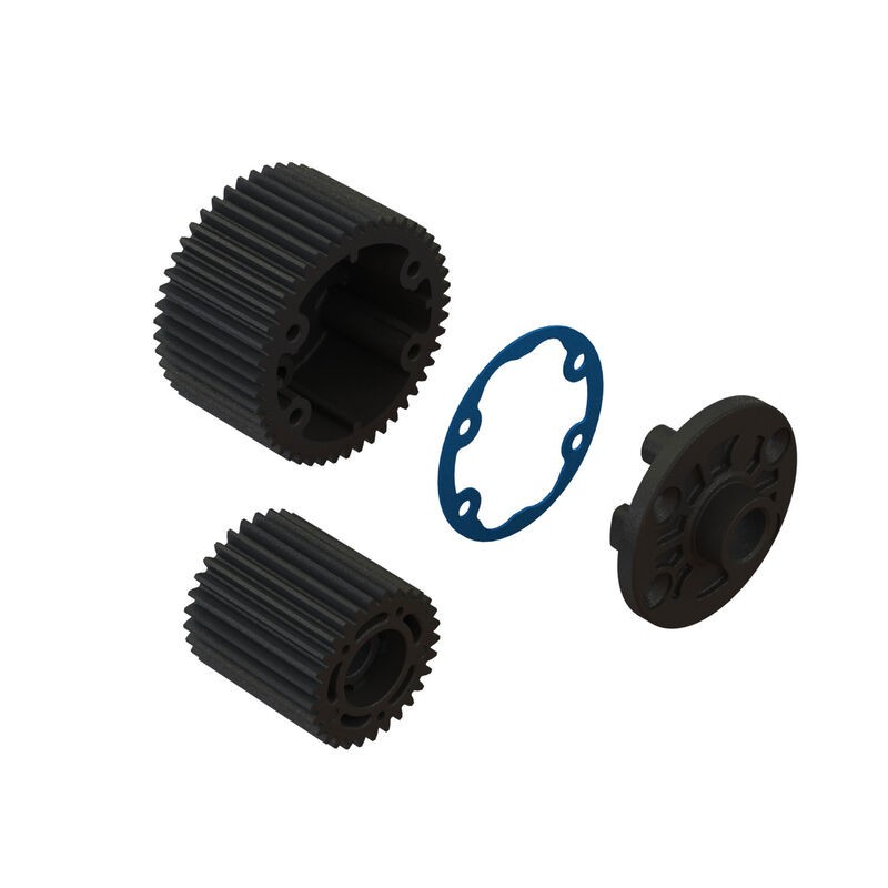 Transmission ARRMA Gorgon 4x2 Mega 550 – Diff Case and Idler Gear Set (47/29/0.8Mod) Arrma Gorgon 4x2 Mega