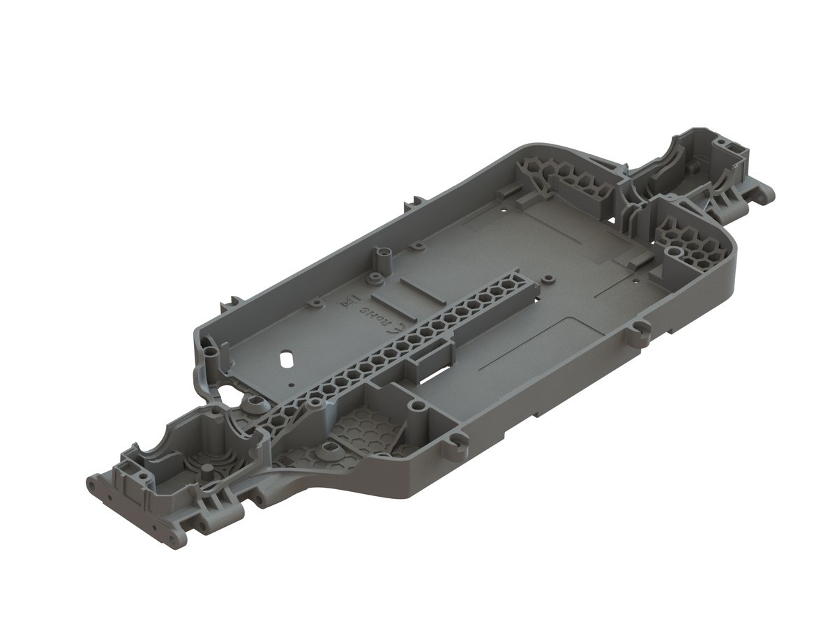 Chassie-mittparti-kaross Senton 3S 4x4 – Chassie Komposit ARRMA Senton 3S V3 / Typhon 3S V3