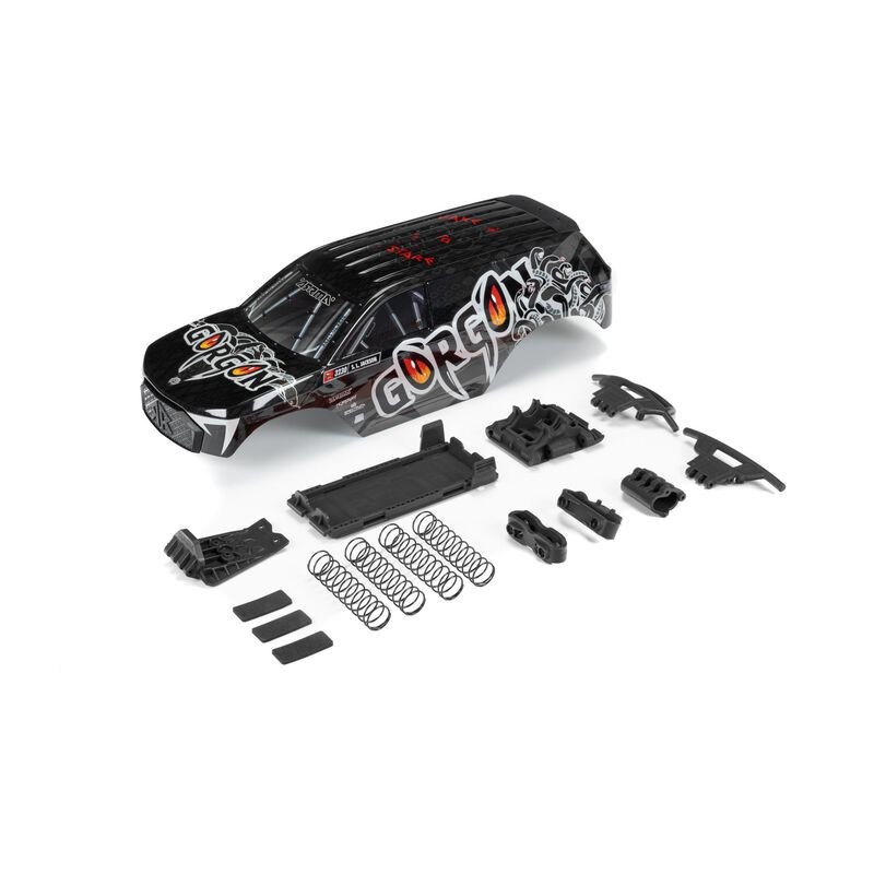 Optiondelar ARRMA Gorgon 4x2 Mega 550 – Kaross Set Målad Arrma Gorgon 2wd