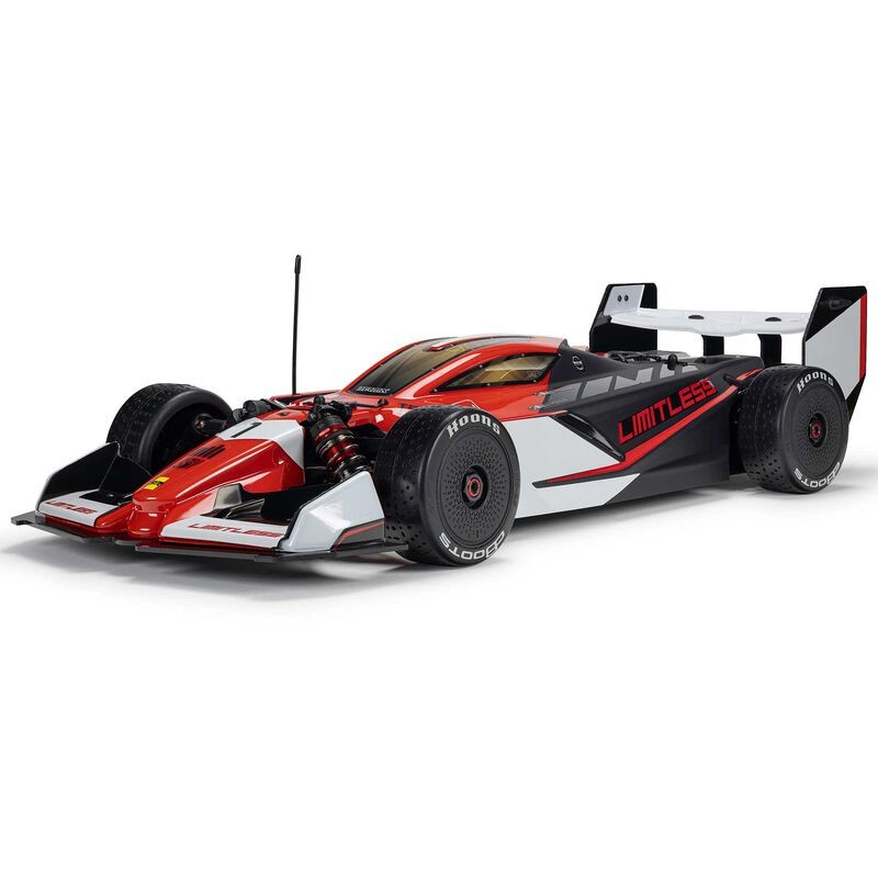 ARRMA LIMITLESS 120 8S AVC 4X4 i rött och svart