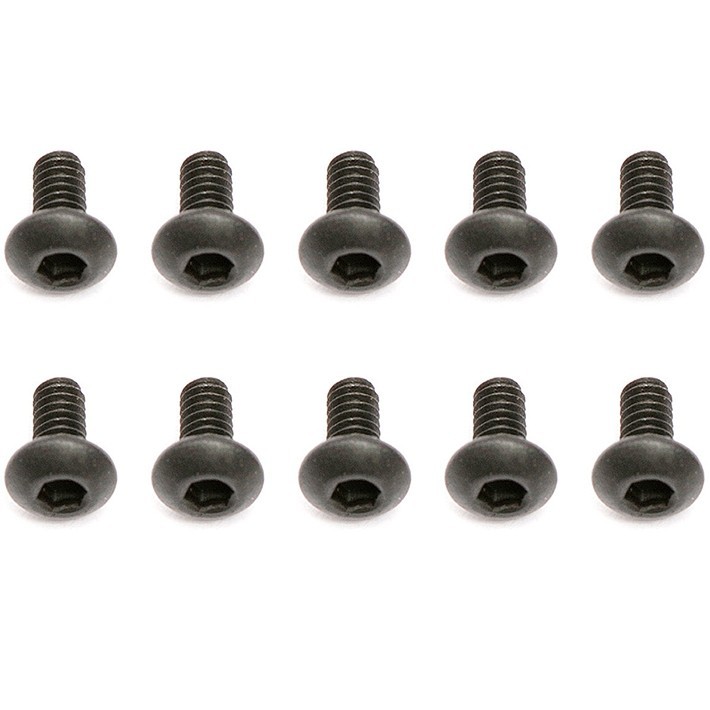 Skruv. brickor. O-ring Ass B6.1-B6.1D – Button Head Skruv M2x4mm 10 st.