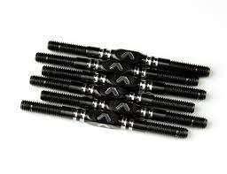 Optiondelar Ass B6.3 – Turnbuckle Set Ringer Titan M3.5x48mm RC10B7