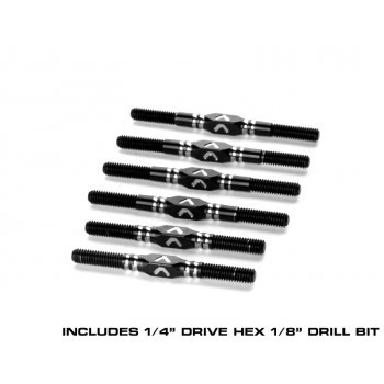 Optiondelar Mugen MSB1 – Ringer Titan Turnbuckle Set Mugen MSB1 (AVID Racing)