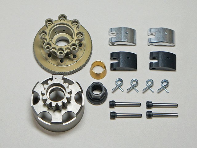 Koppling Mugen MBX-8R – E2723 4-Backs Koppling Komplett med 13T Klocka Mugen MBX-8R