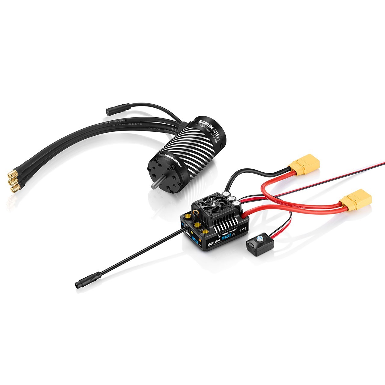 1:8 - 1:5 system – Hobbywing Ezrun MAX8 G2S Combo with 4278SD 2250kV G2R