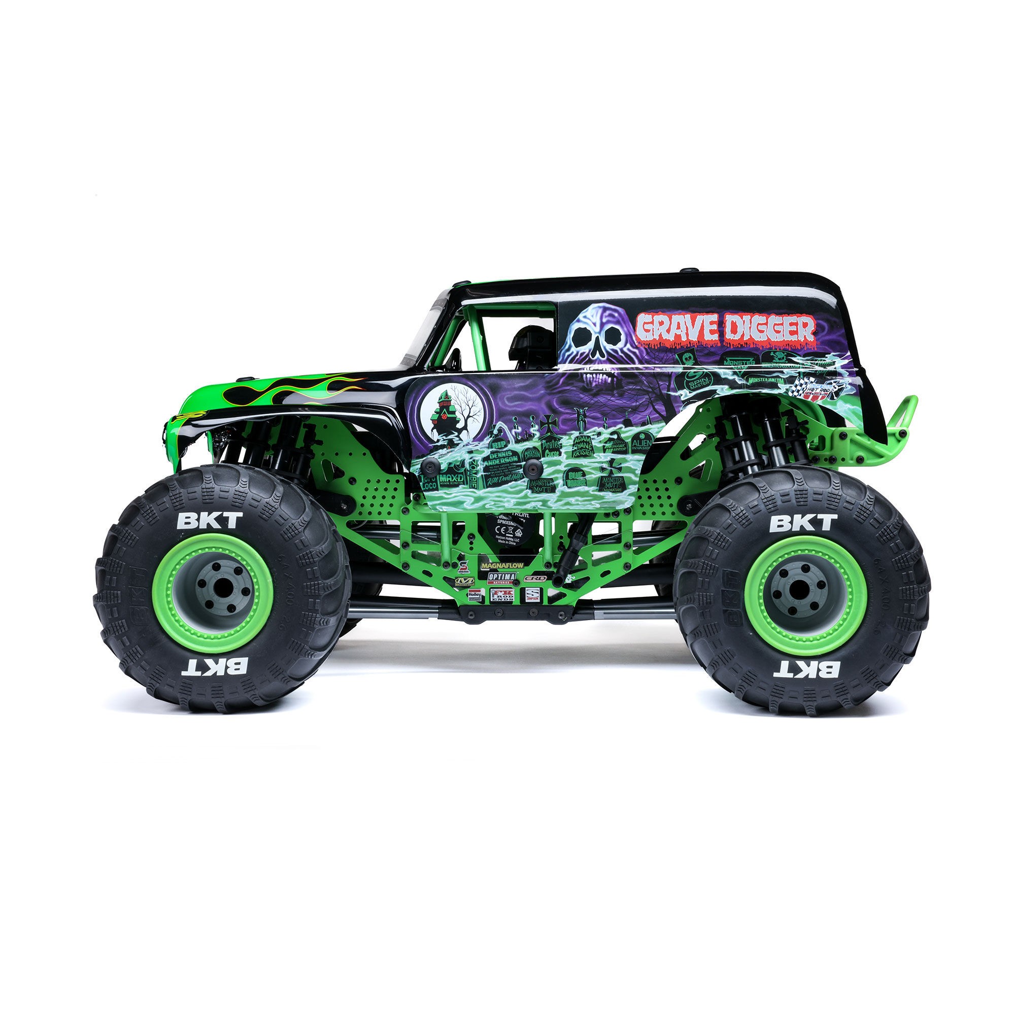 1:8 Monstertruck El – 1/8 LMT 2.0 Grave Digger 4X4 borstlös monstertruck med stela axlar, RTR (utan batteri/Laddare)