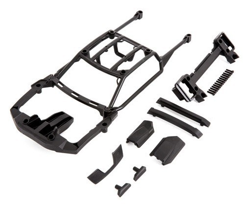 Center-mittparti-kaross Traxxas Sledge – TRX9513X Karossupport Komplett Sledge