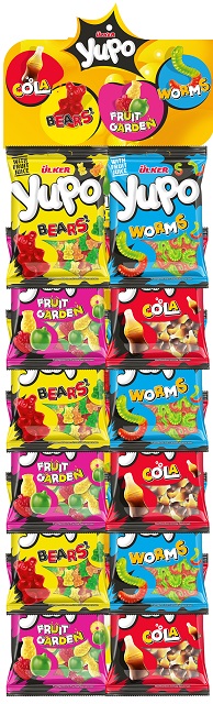 Ulker Godis Mix Halal Display (6-pack) 12x80g