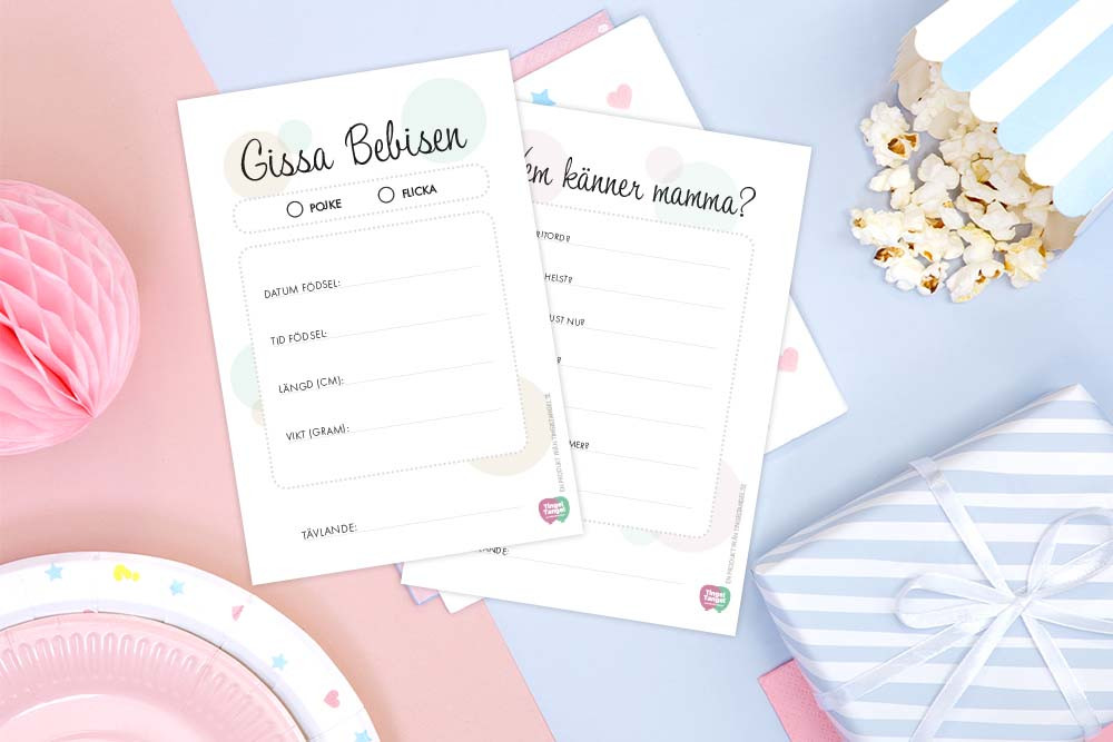Gratis Lekar Och Quiz Till Baby Shower Gratis Lekar Och Quiz Till Baby Shower