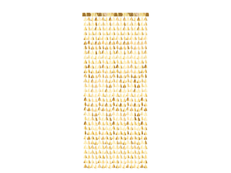 glitter draperi guld och blå main image 1
